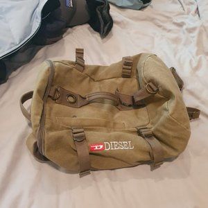 Diesel duffle backpack